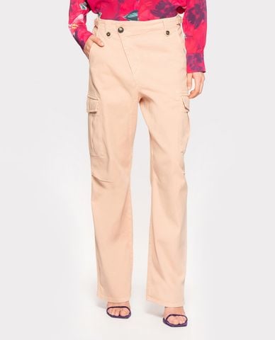  PINKO - Quần nữ ống đứng họa tiết hoa Cordata 