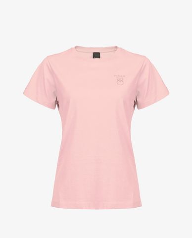  PINKO - Áo thun nữ cổ tròn ngắn tay Treviglio 