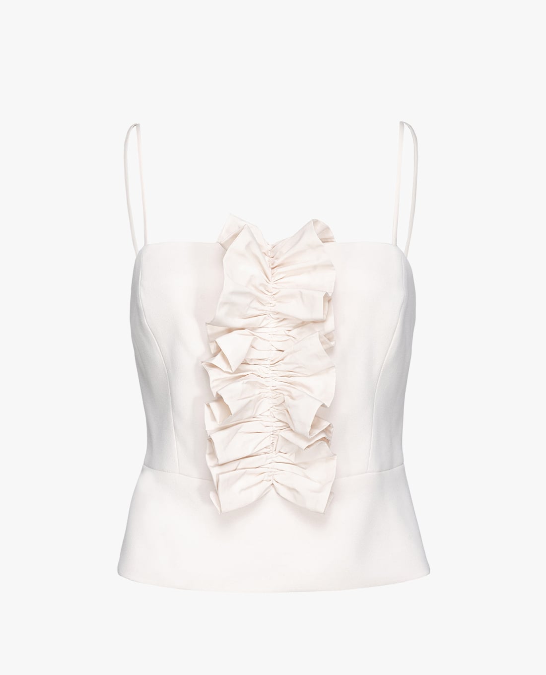 PINKO - Áo hai dây nữ xếp nếp thời trang Multiplettro