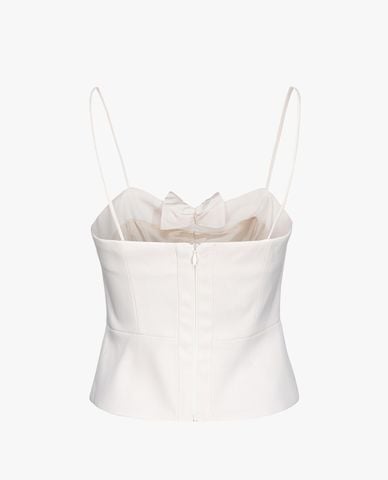  PINKO - Áo hai dây nữ xếp nếp thời trang Multiplettro 