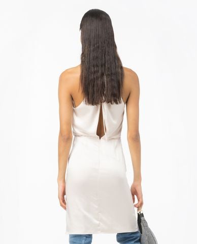  PINKO - Đầm sát nách mini cổ yếm Reotrone 