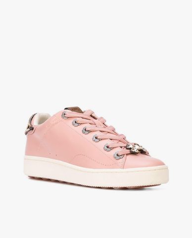  COACH - Giày sneaker nữ phối nơ Tea Rose Eyelets 