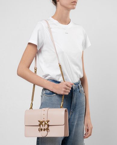  PINKO - Túi đeo vai nữ chữ nhật Classic Love Icon Simply 