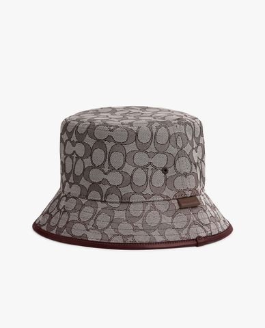  COACH - Nón bucket nam Signature Jacquard 