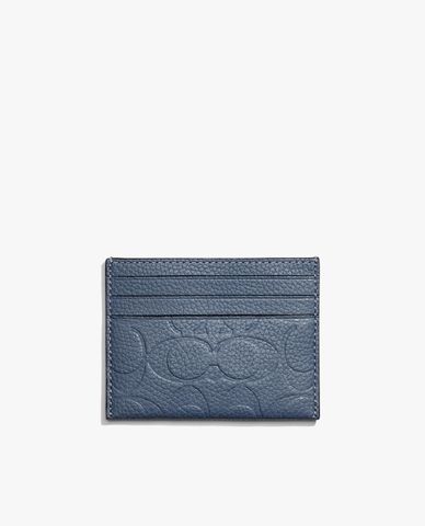  COACH - Ví đựng thẻ nam Signature Leather 