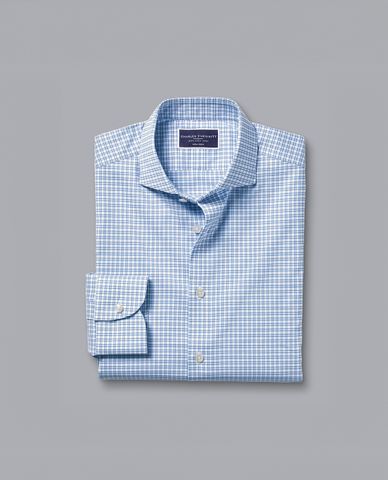 CHARLES TYRWHITT - Áo sơ mi nam cổ bẻ tay dài Stretch Twill 