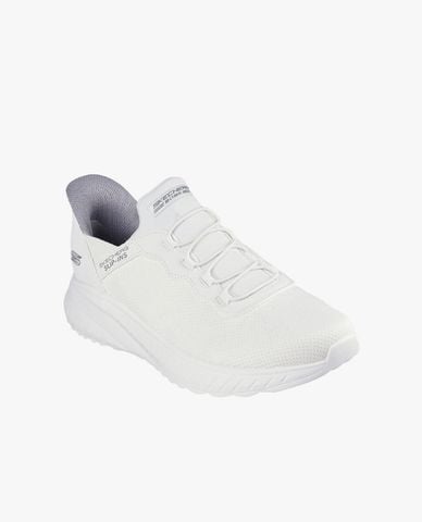  SKECHERS - Giày slip on nam BOBS Squad Chaos 