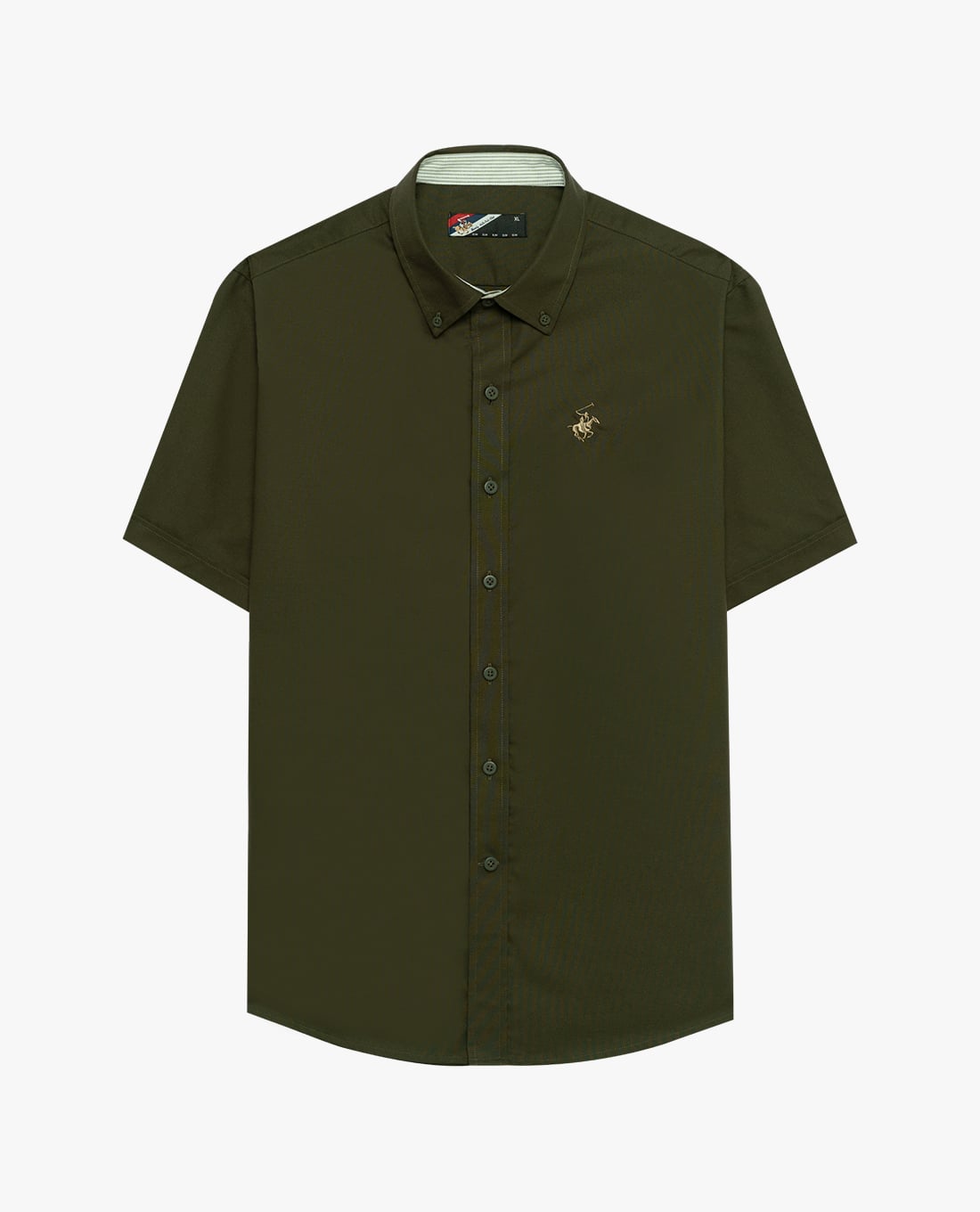 BEVERLY HILLS POLO CLUB - Áo sơ mi nam cổ bẻ tay ngắn hiện đại