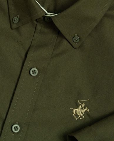  BEVERLY HILLS POLO CLUB - Áo sơ mi nam cổ bẻ tay ngắn hiện đại 