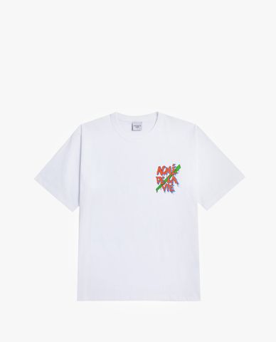  ADLV - Áo thun ngắn tay cổ tròn Orange Graffiti 