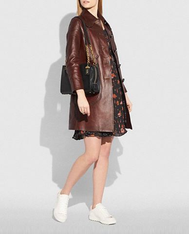  COACH - Túi xách nữ dây đeo phối mắc xích Rogue 