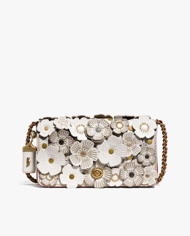  COACH - Túi đeo vai nữ chữ nhật Tea Rose 