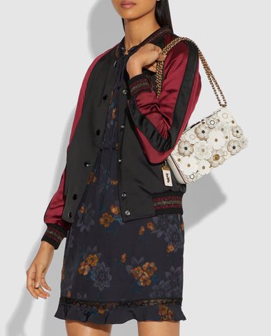  COACH - Túi đeo vai nữ chữ nhật Tea Rose 