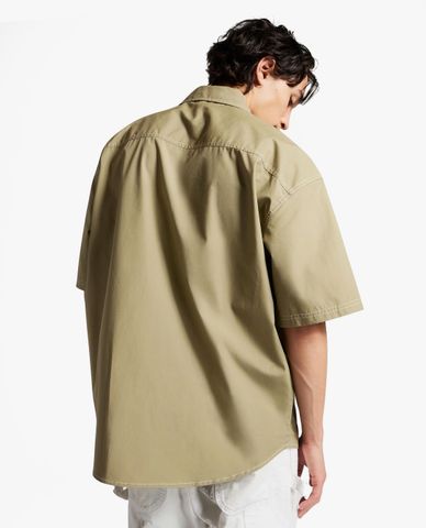  CONVERSE - Áo sơ mi nam tay ngắn Wordmark Utility 