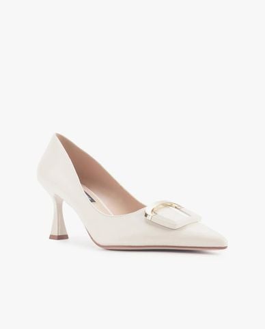  NINE WEST - Giày cao gót nữ bít mũi gót loe Laden 