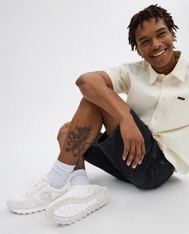  COACH - Giày chạy bộ nam phối logo thời trang 