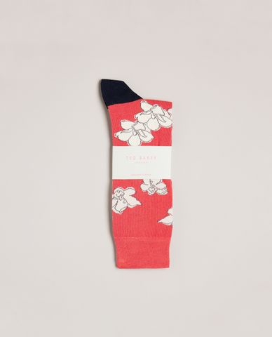  TED BAKER - Vớ nam cổ cao in hoa Britesk 