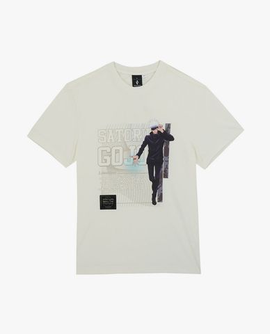  SKECHERS - Áo thun unisex cổ tròn tay ngắn Jujutsu Kaisen 