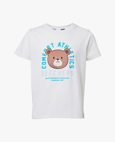  SKECHERS - Áo thun bé trai cổ tròn tay ngắn Comfort Athletic 