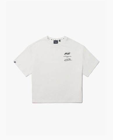  FILA - Áo thun trẻ em cổ tròn tay ngắn Colorful 