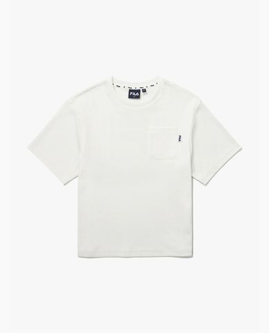  FILA - Áo thun trẻ em cổ tròn tay ngắn Basic 