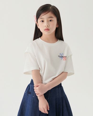  FILA - Áo thun bé gái Girly Big Graphic 