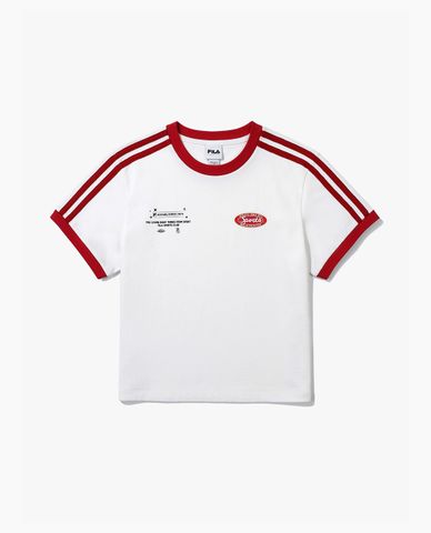  FILA - Áo thun nữ tay ngắn Heritage 