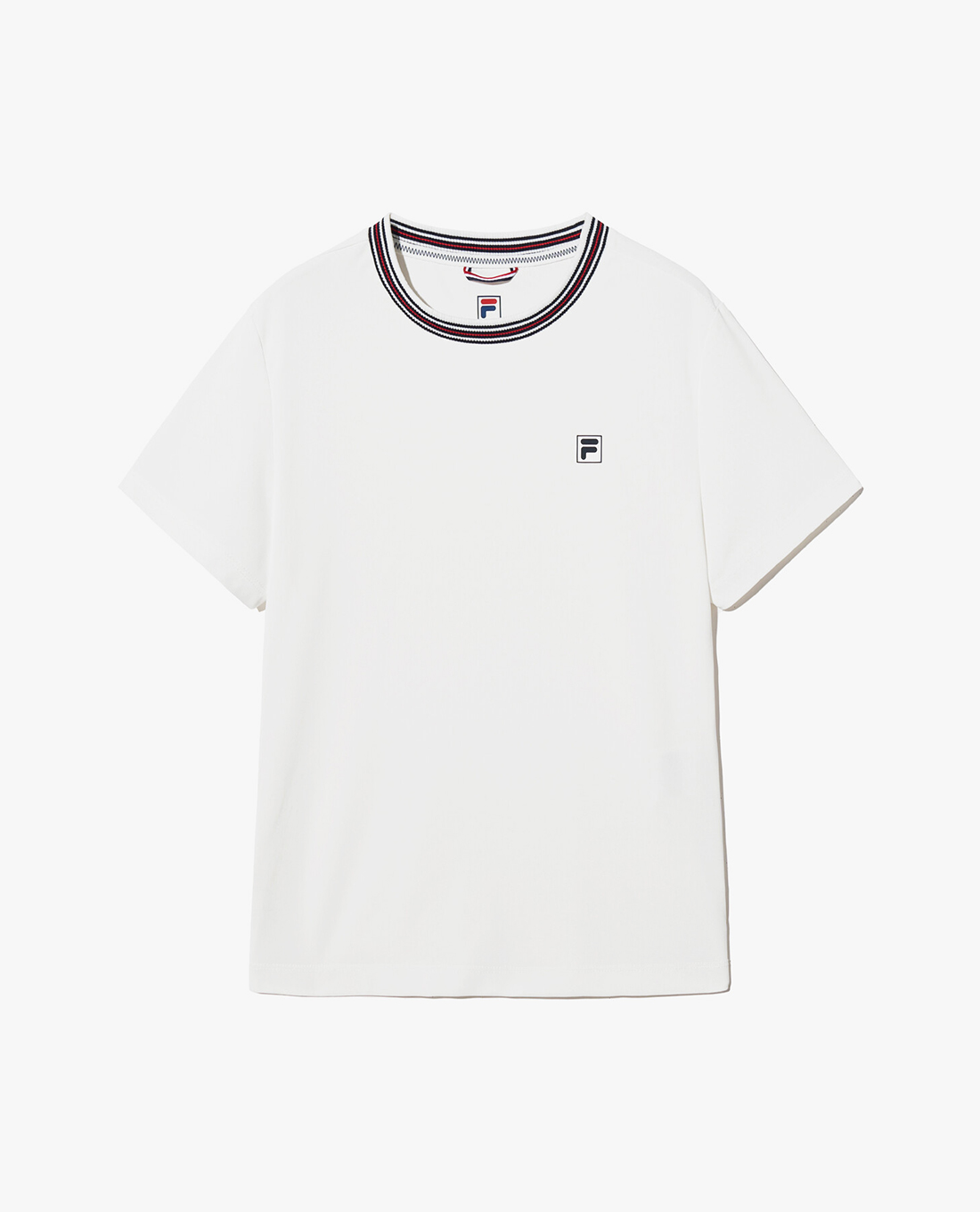 FILA - Áo thun nữ cổ tròn tay ngắn Tennis Henley