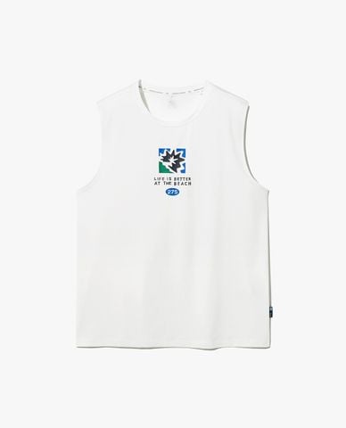  FILA - Áo ba lỗ unisex phối logo trẻ trung 