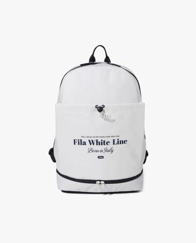  FILA - Balo unisex phom chữ nhật Whiteline 