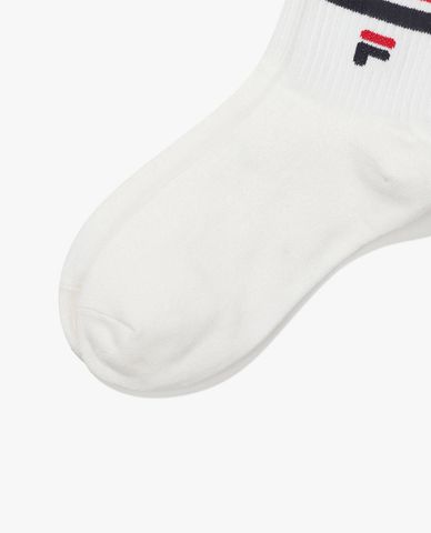  FILA - Vớ cổ cao unisex kẻ sọc hiện đại 