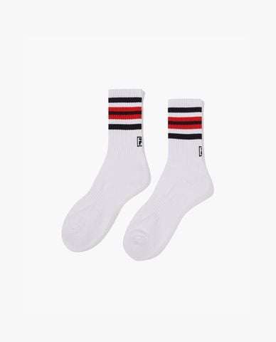  FILA - Vớ unisex cổ cao 7 Stripe 