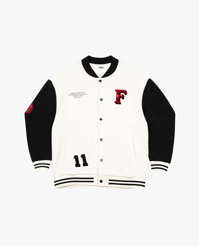  FILA - Áo khoác bomber unisex Varsity 