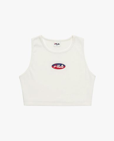  FILA - Áo ba lỗ nữ cổ tròn phom croptop Dna Crop 