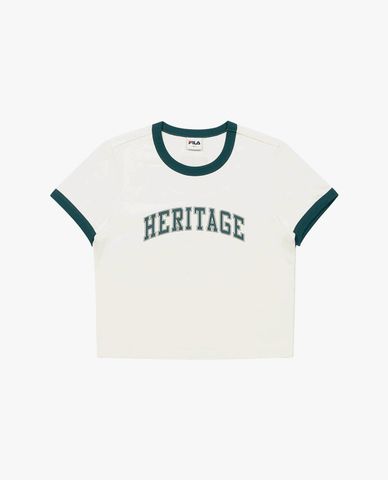  FILA - Áo croptop nữ tay ngắn The New Original 