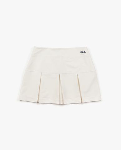  FILA - Chân váy xếp li mini Fila x Peanut 