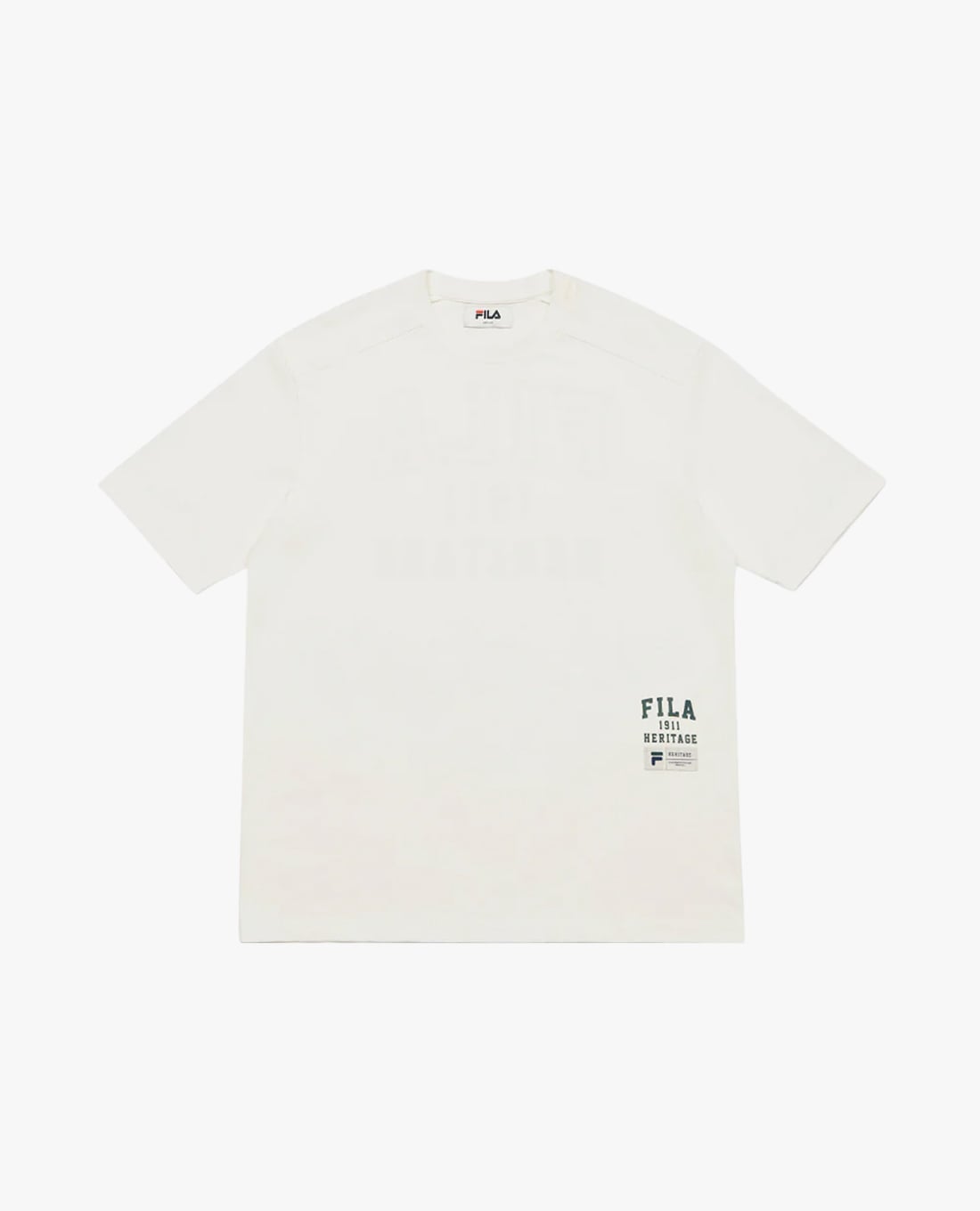 FILA - Áo thun unisex cổ tròn tay ngắn The New Original Logo