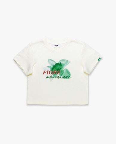  FILA - Áo croptop nữ Fiore Flower 