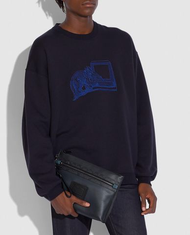  COACH - Ví nam cầm tay chữ nhật Academy Pouch 
