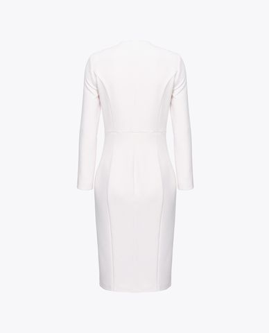  PINKO - Đầm bút chì midi cổ V tay dài Misiones 