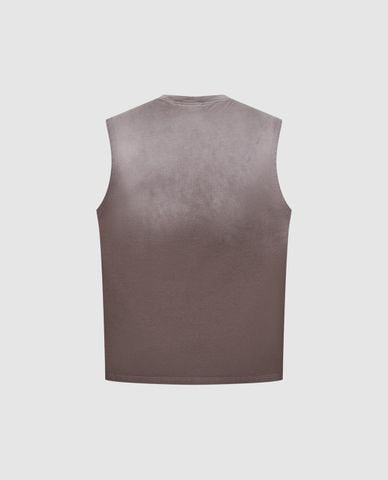  URBAN REVIVO - Áo ba lỗ nam cổ tròn hiện đại 