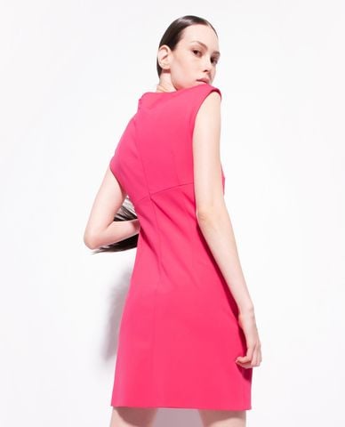  PINKO - Đầm mini cổ vuông tay ngắn Adorabile 