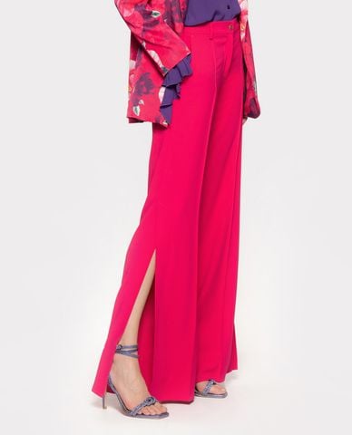  PINKO - Quần nữ ống rộng lưng cao Pureza 