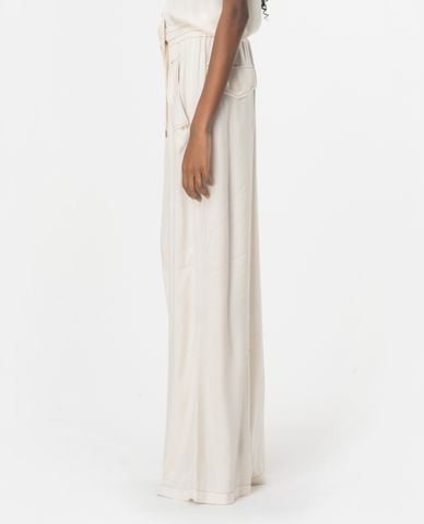  PINKO - Quần ống rộng lưng thun dây rút Perdono 