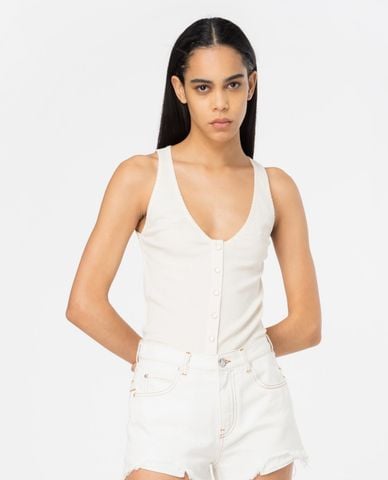  PINKO - Áo ba lỗ phối hàng nút cá tính Dogville 