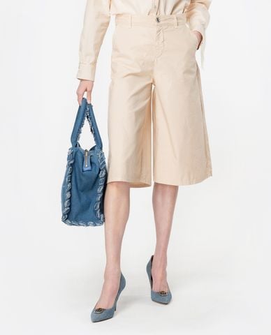  PINKO - Quần lửng ống rộng phối túi Oliver 