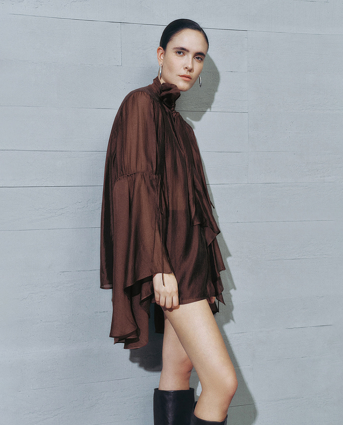 URBAN REVIVO - Áo kiểu nữ cánh dơi thời trang