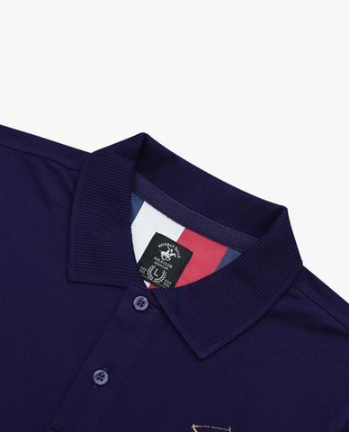  BEVERLY HILLS POLO CLUB - Áo polo nam cổ bẻ tay ngắn thời trang 