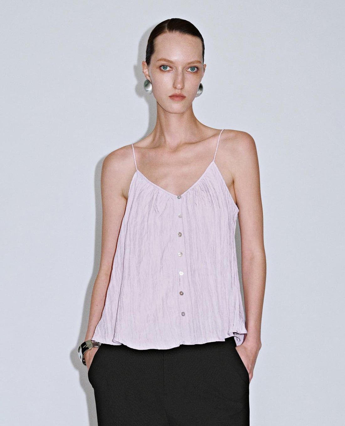 URBAN REVIVO - Áo hai dây nữ Loose Cami