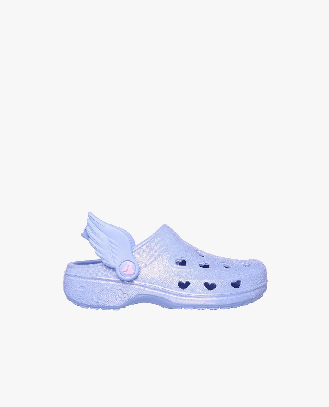 SKECHERS -  Giày clog bé gái họa tiết trái tim Foamies Sweetheart